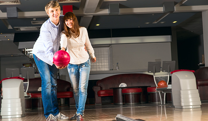 Couple Bowling